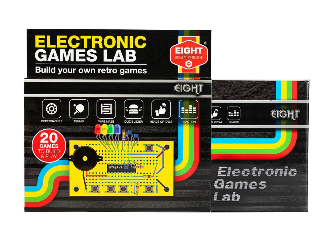 Electronic Games Lab – Kit DIY Jocuri Electronice Retro - Imaginea 2