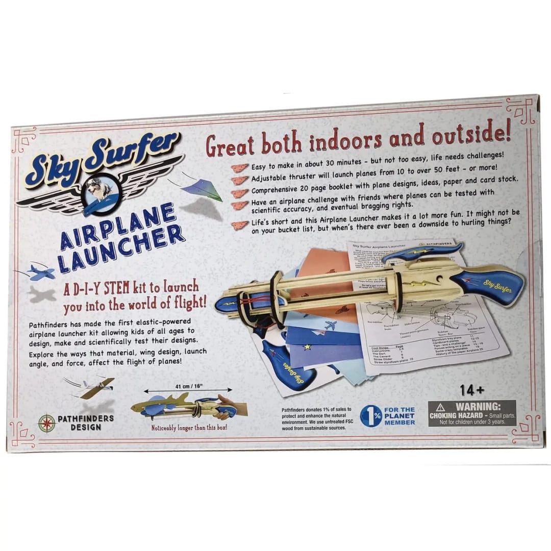 Kit Educațional STEM - Sky Surfer: Lansator de Avioane de Hârtie - Imaginea 2
