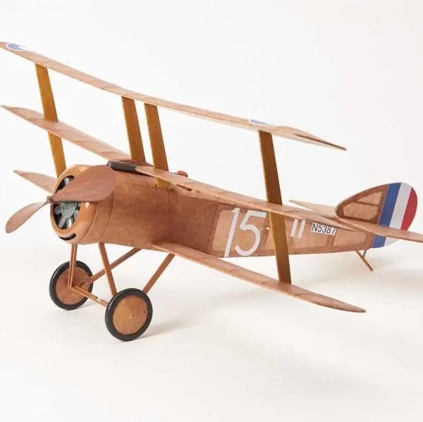 Kit Aeromodelism Vintage: Avion Triplan Sopwith Triplane (Anvergură 457 mm) - Imaginea 3
