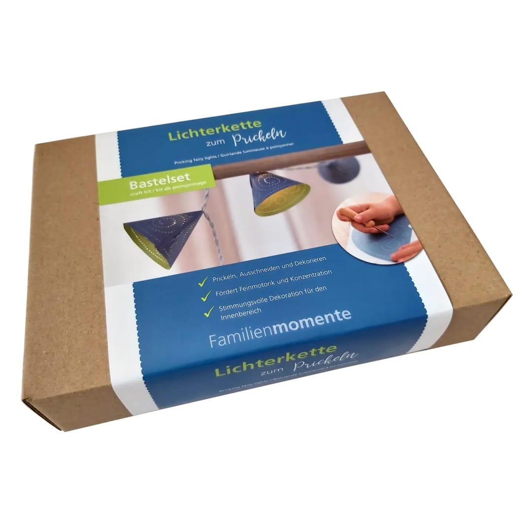 Set Creativ DIY Ghirlanda Luminoasa – Tehnica Perforare Hartie - Imaginea 10