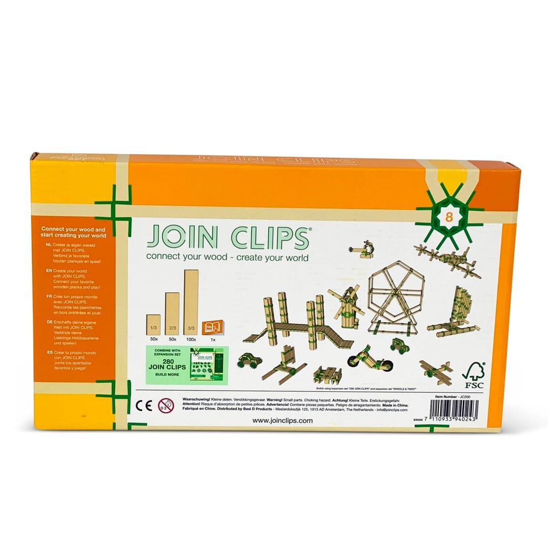 Set Extensie JoinClips® – 200 Plăcuțe de Construcție - Imaginea 2