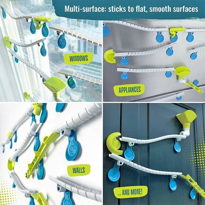 Pistă de Bile Verticală Gecko Run Starter Set – Circuit STEM Inovator - Imaginea 3