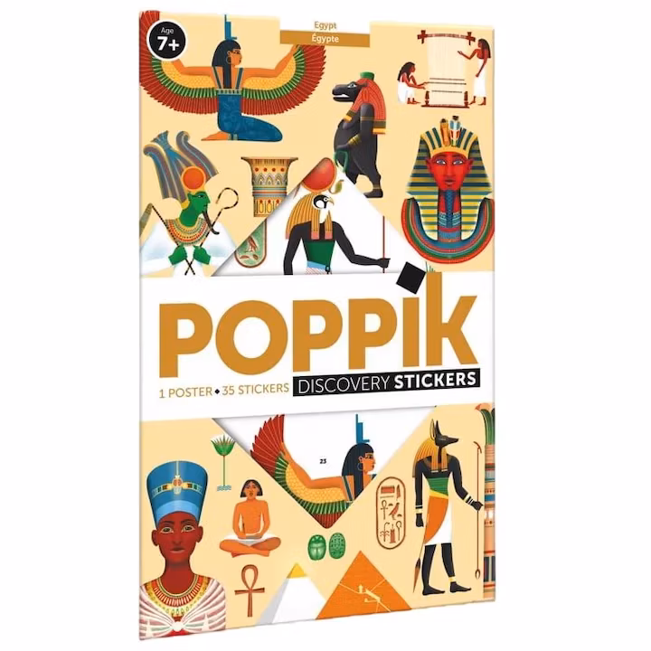 Poster cu Stickere Repozitionabile – Egiptul Antic(100 x 68 cm), Poppik