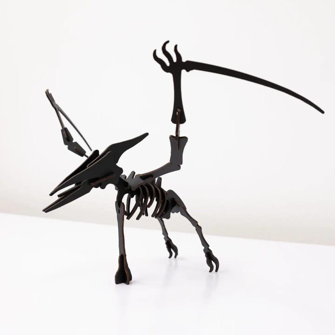 Puzzle Lemn 3D - Skeleton Pterosaur - Imaginea 2