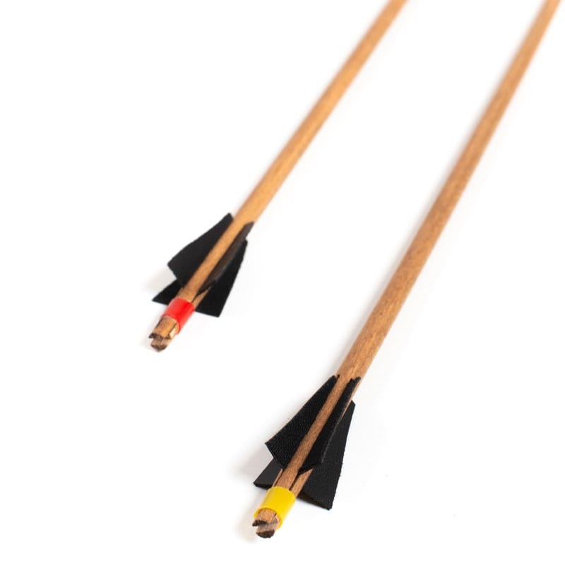 Sageata din Lemn pentru Arcuri Sport - Vârf de Siguranță din Cauciuc (50 cm) - Imaginea 4