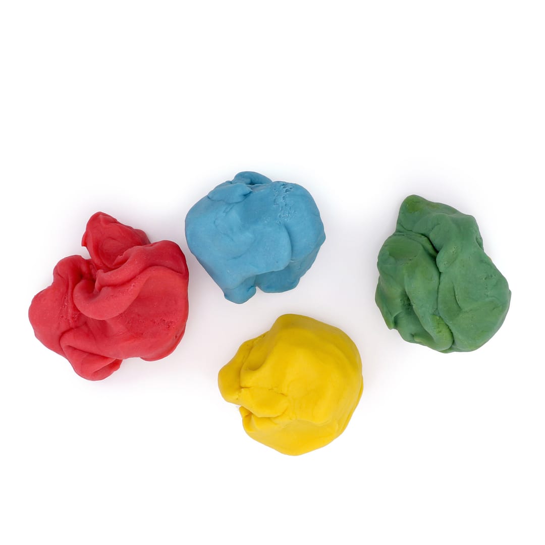 Neogrun Plastilina Organica Vegana Yuki, Set de 4 Culori( galben, rosu, albastru, verde) - Imaginea 9