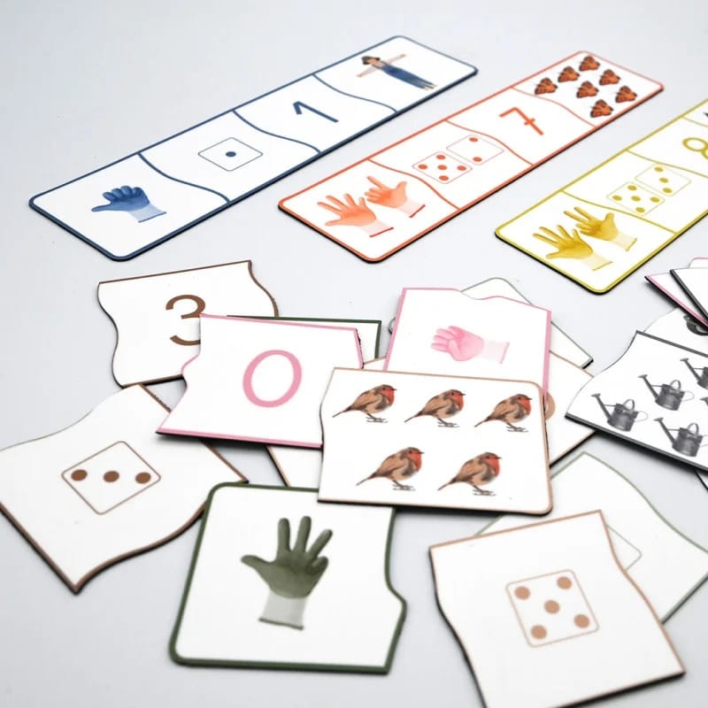 Puzzle Magnetic Montessori „Învățăm să Numărăm” Ferflex® – Joc Educativ, 44 Piese - Imaginea 2