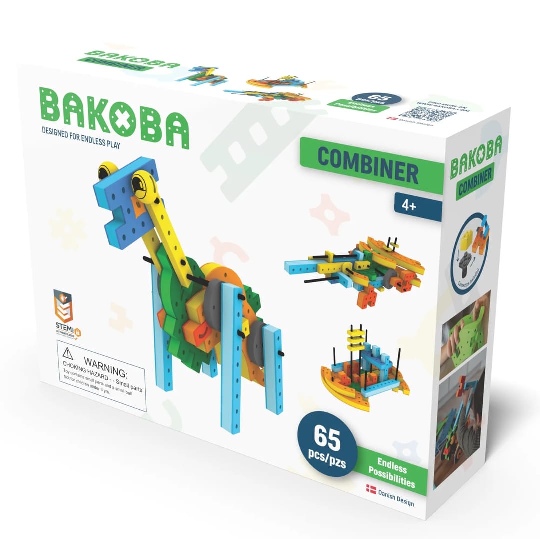 Set Construcție BAKOBA Combiner 65 Piese, Compatibile LEGO - Imaginea 1