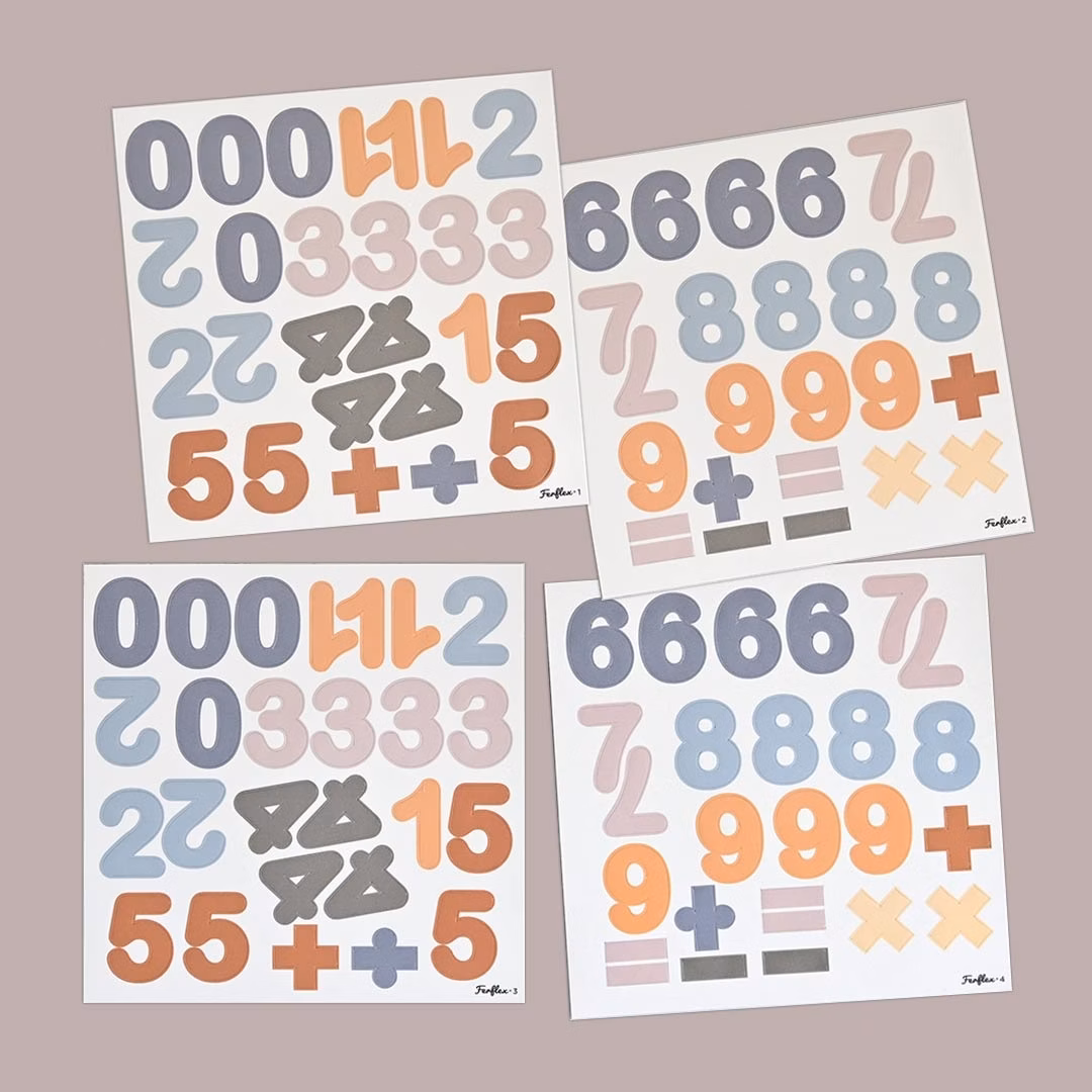 Joc cu Cifre Magnetice Ferflex® - Matematica Veselă (Set 100 piese)
