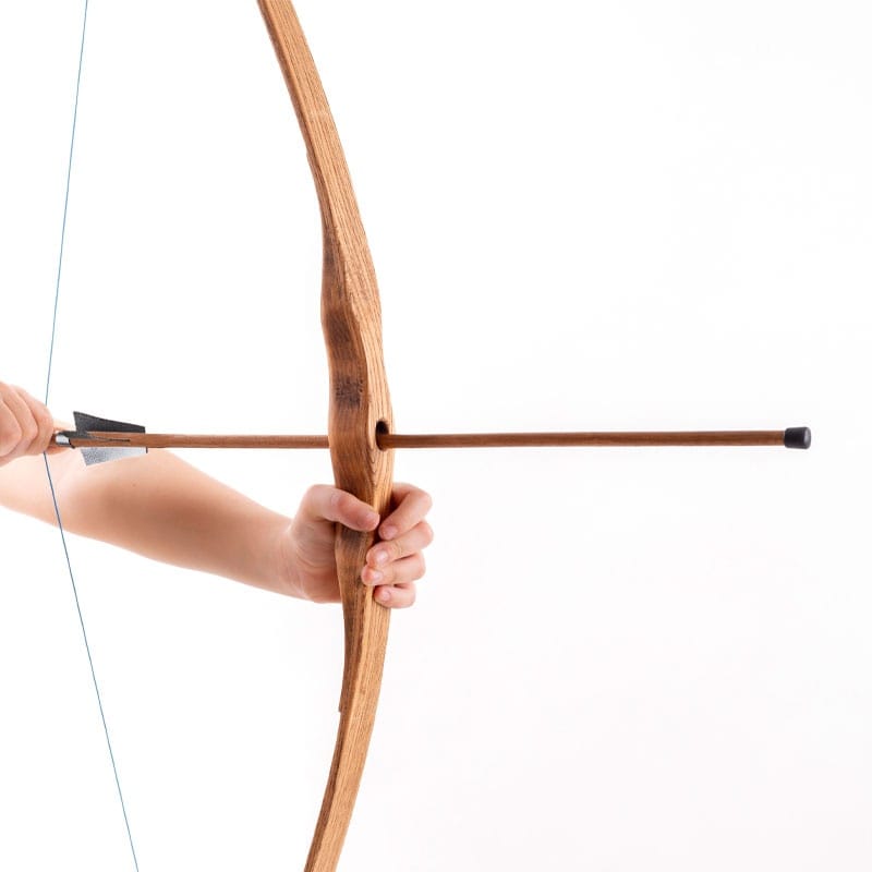 Sageata din Lemn pentru Arcuri Sport - Vârf de Siguranță din Cauciuc (50 cm) - Imaginea 5
