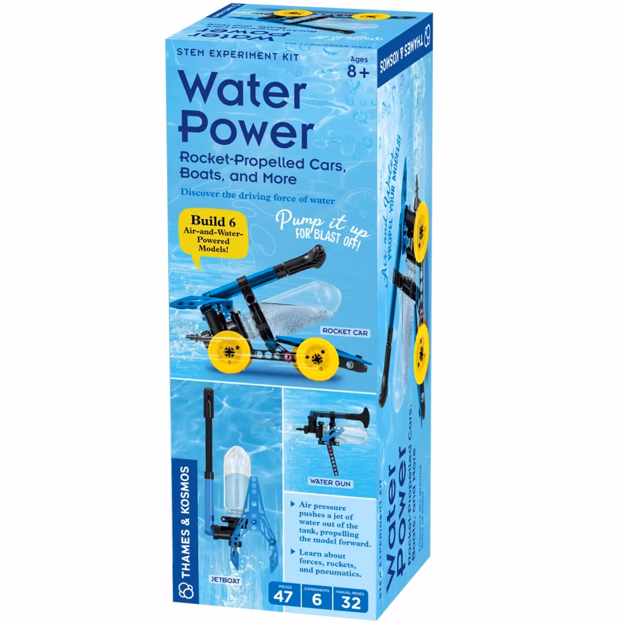 Kit Experimente STEM Thames & Kosmos® – Water Power (Energie Hidro-Pneumatică 6-în-1)
