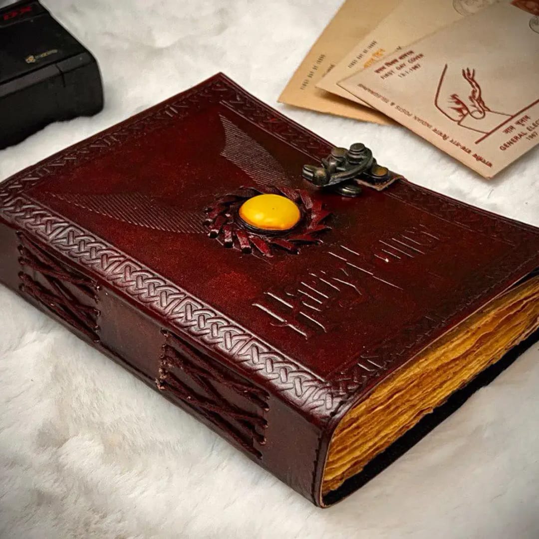 Jurnal Grimoire din Piele Harry Potter – Ediție de Colecție, Snitch Auriu 3D - Imaginea 1