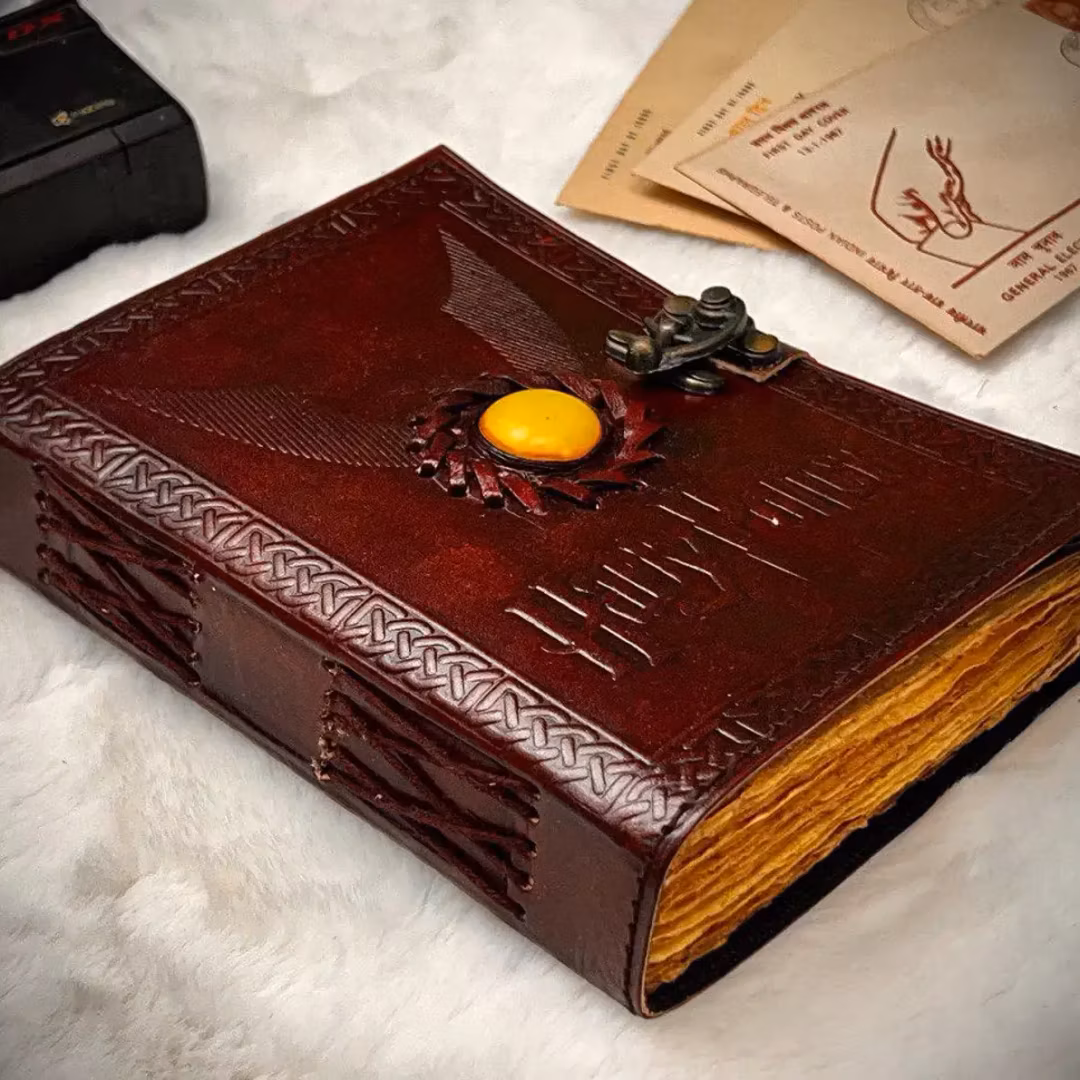 Jurnal Grimoire din Piele Harry Potter – Ediție de Colecție, Snitch Auriu 3D