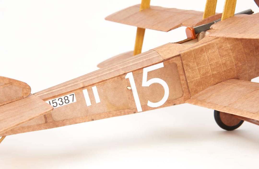 Kit Aeromodelism Vintage: Avion Triplan Sopwith Triplane (Anvergură 457 mm) - Imaginea 4