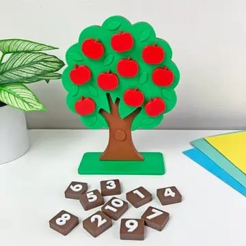 Joc de Numărat – Mărul cu Activități Matematice - Imaginea 3