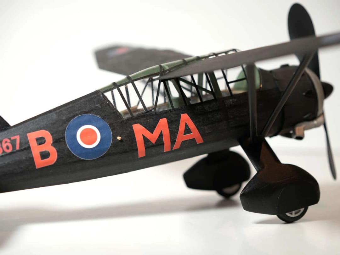 Kit Aeromodelism Vintage: Avion Westland Lysander (Anvergură 55,9 cm) - Imaginea 9