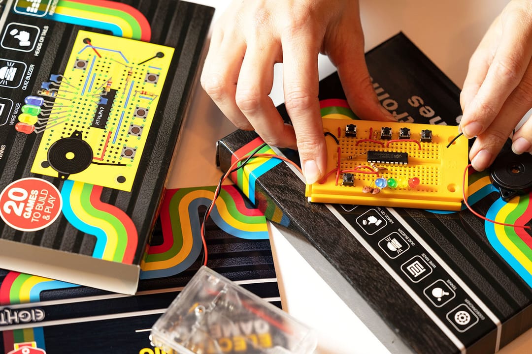 Electronic Games Lab – Kit DIY Jocuri Electronice Retro - Imaginea 3