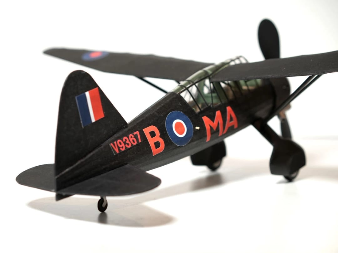 Kit Aeromodelism Vintage: Avion Westland Lysander (Anvergură 55,9 cm) - Imaginea 4