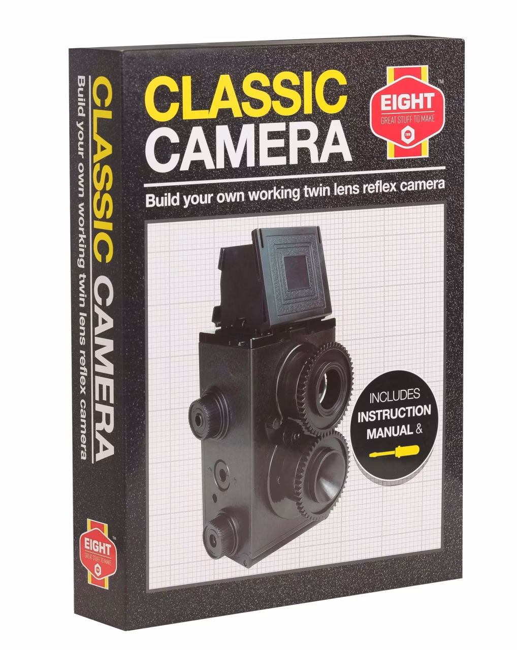 Kit DIY Aparat Foto Retro TLR 35mm EIGHT Innovation - Functional - Imagine principala