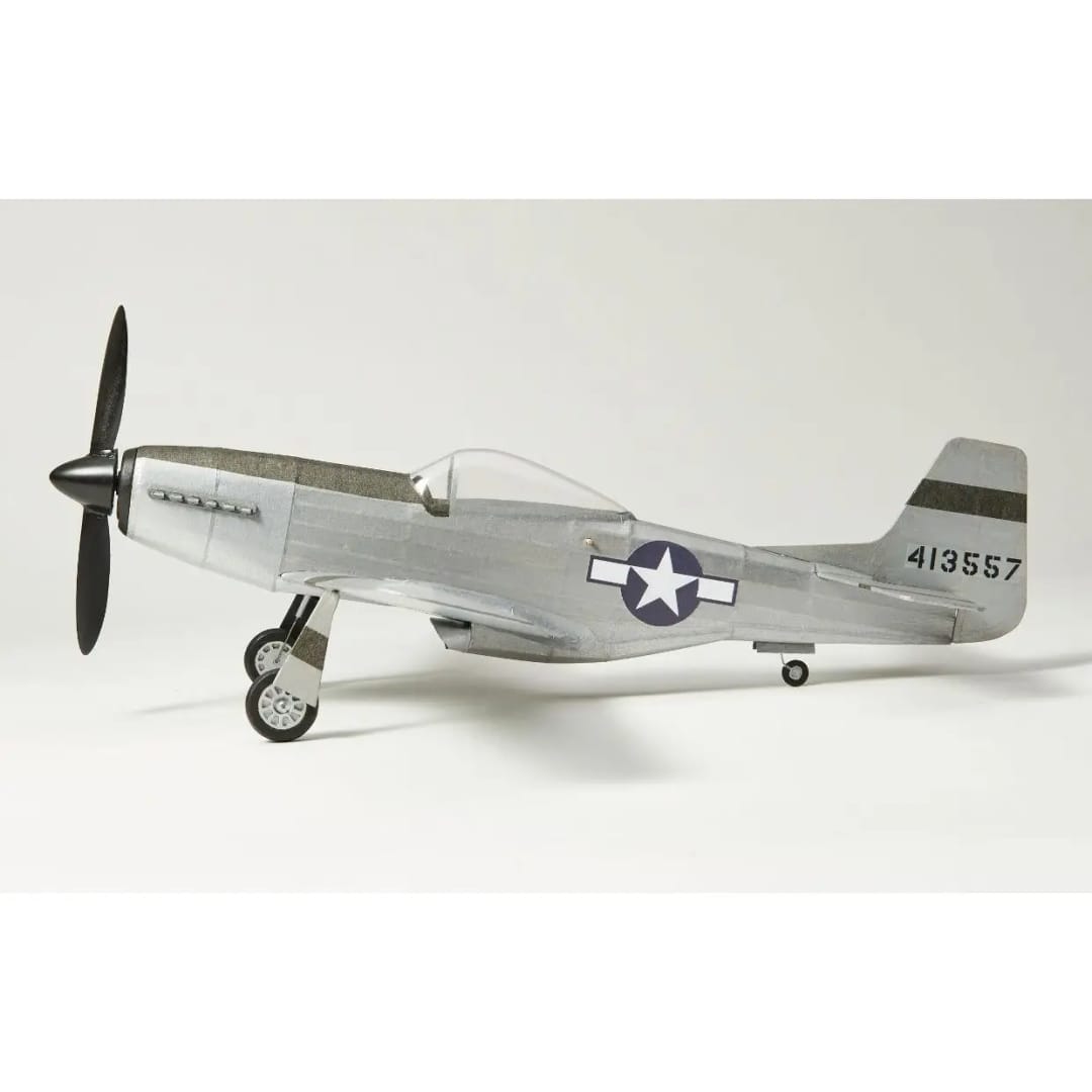 Kit Aeromodelism Vintage: Avion de Vânătoare P-51D Mustang (Anvergură 45 cm) - Imaginea 2