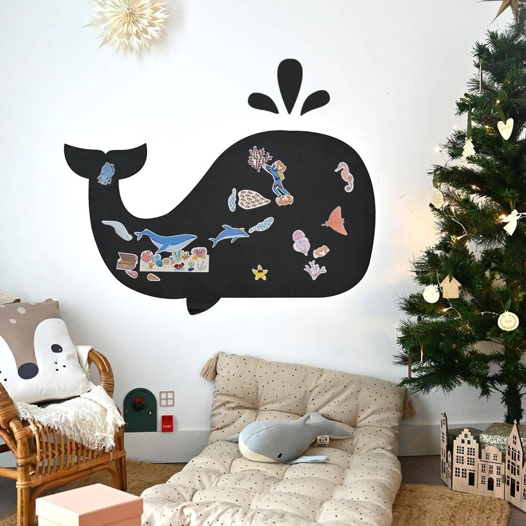 Tablă Magnetică Repoziționabilă Ferflex® - Model Balenă (60x90 cm)