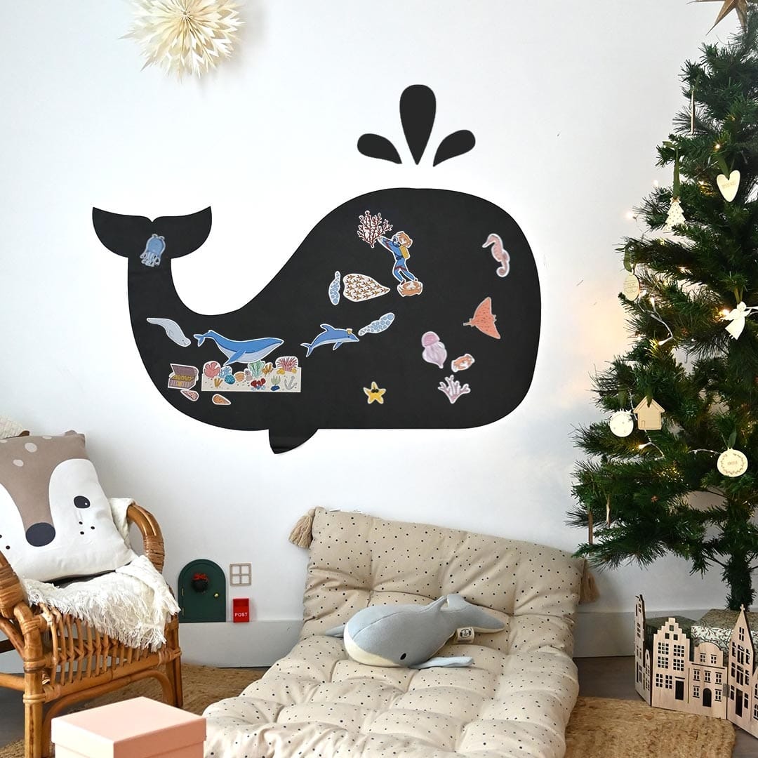 Tablă Magnetică Repoziționabilă Ferflex® - Model Balenă (60x90 cm) - Imagine principala