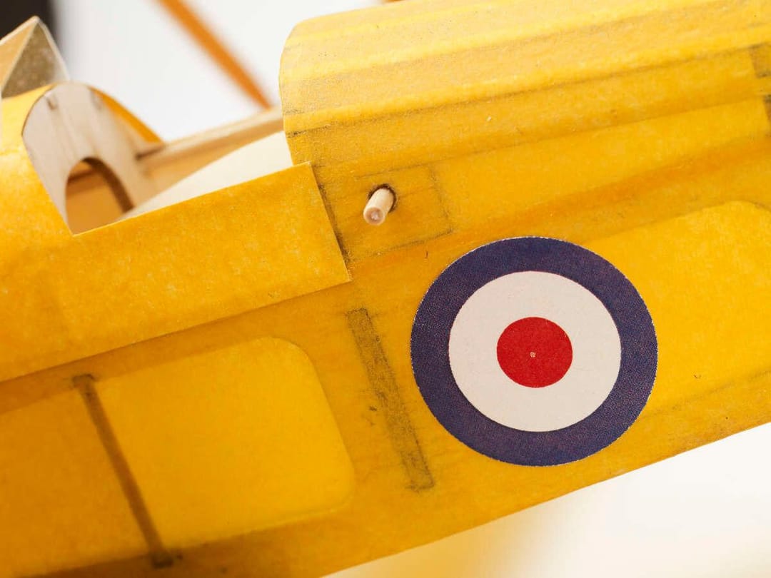 Kit Aeromodelism Vintage: Tiger Moth (Anvergură 45,7 cm) - Imaginea 2