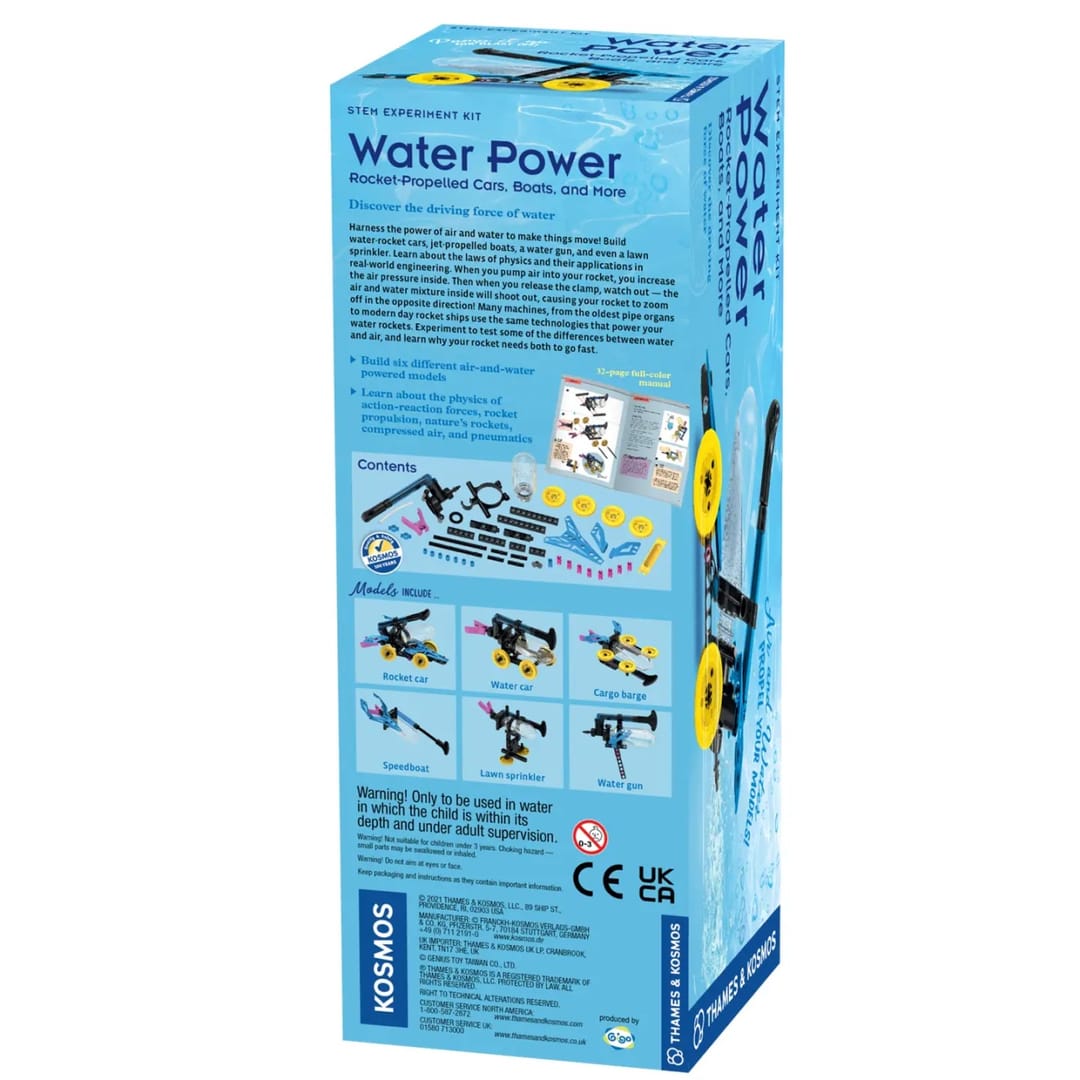 Kit Experimente STEM Thames & Kosmos® – Water Power (Energie Hidro-Pneumatică 6-în-1) - Imaginea 2