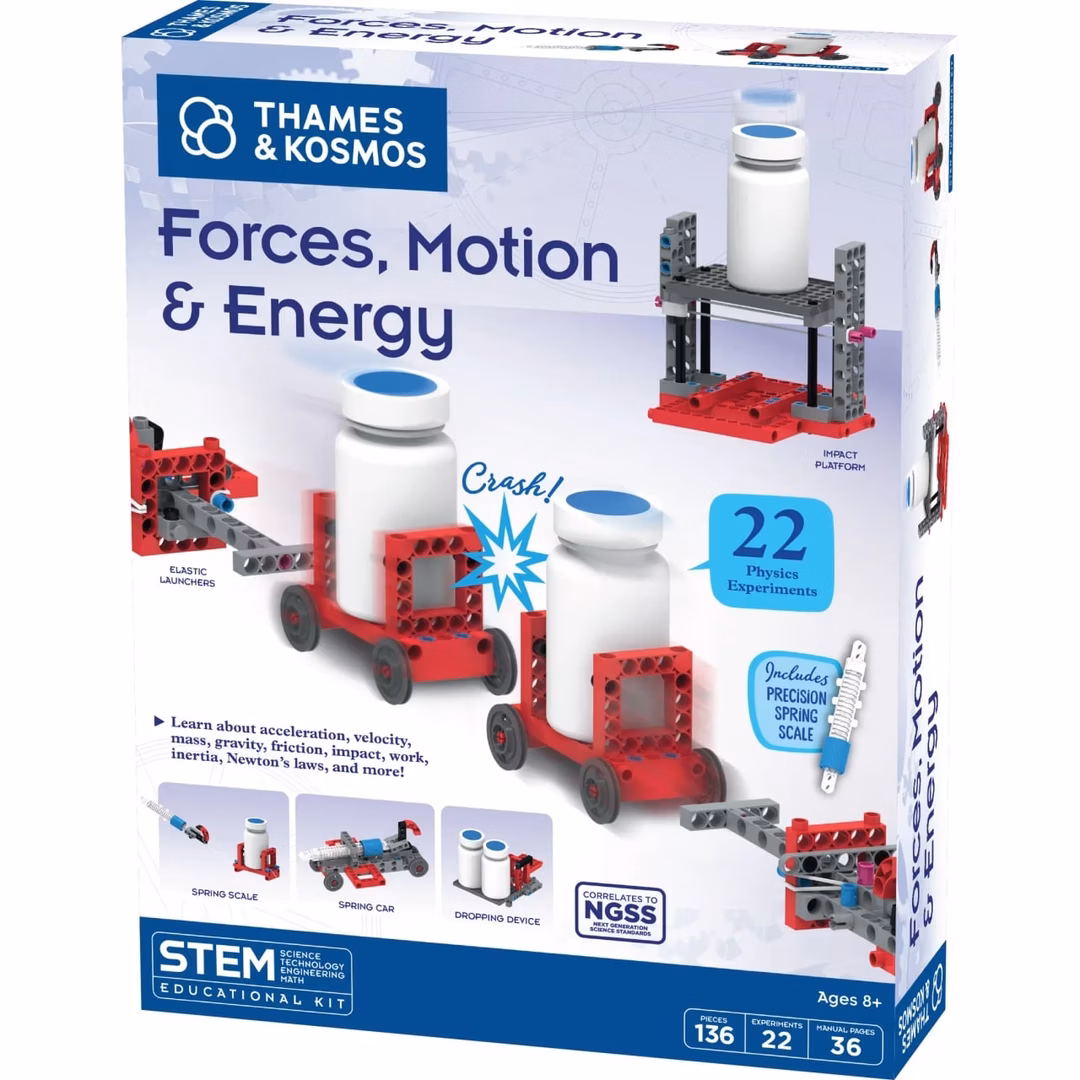 Kit Educațional STEM Forces, Motion & Energy - Thames & Kosmos, 20 de Experimente de Fizică - Imagine principala