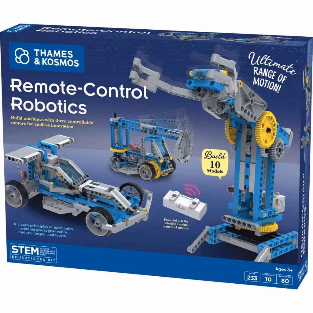 Kit Robot Creator cu Telecomandă Remote-Control Robotics - Thames & Kosmos, Kit STEM 10-în-1